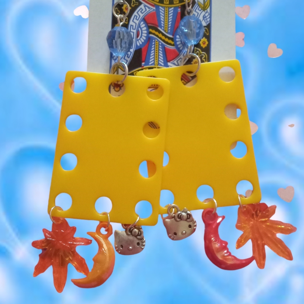 Y2K funky charm earrings